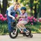 Pink Metal Kids Bike with Dual Brakes and Basket, Adjustable Handlebar
